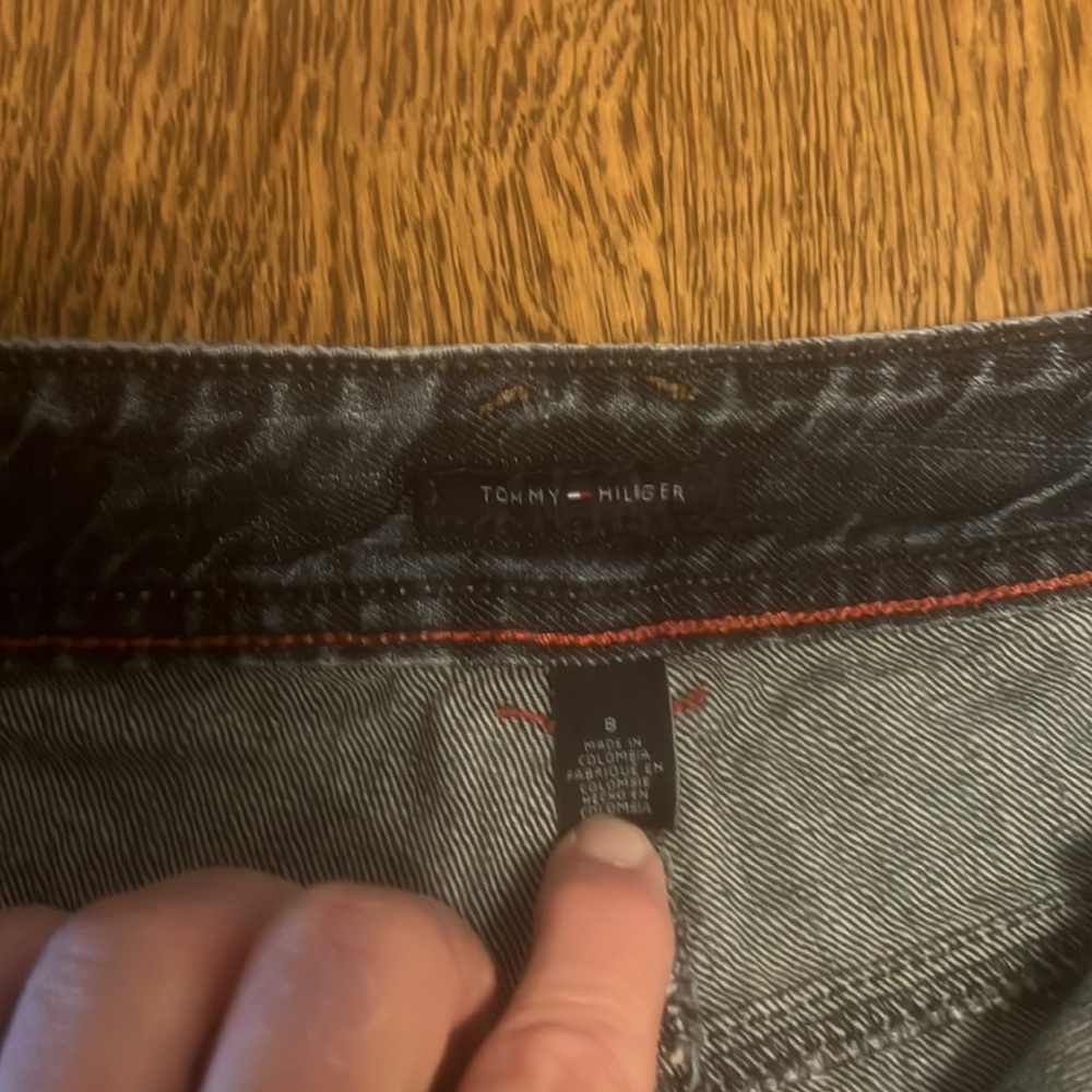Tommy Hilfiger Denim  Jeans Zip Close Double Button Size 8 - Picture 4 of 6